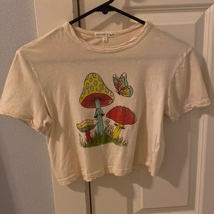 Women’s Urban Outfitters Mushroom T-Shirt Size S